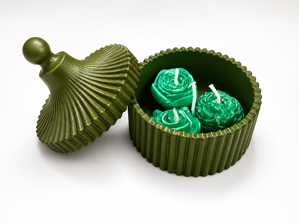 Emerald Bloom Scented Candle Gift Box