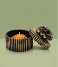 Luxe Floral Candle Jar
