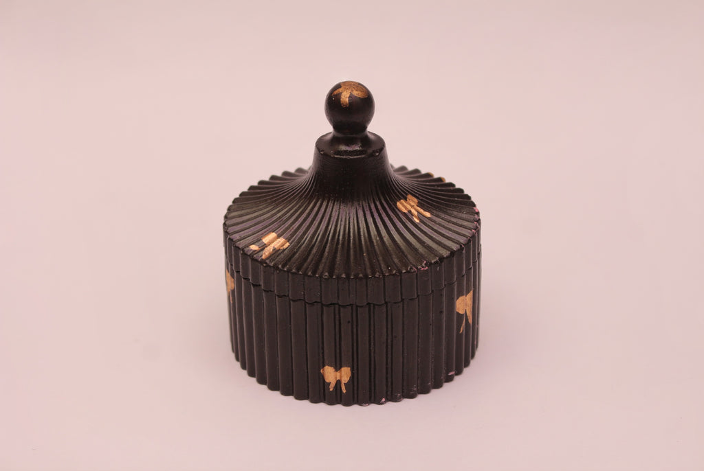 Luxury Black Floral Candle